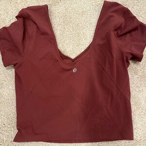Lululemon align crop tee
